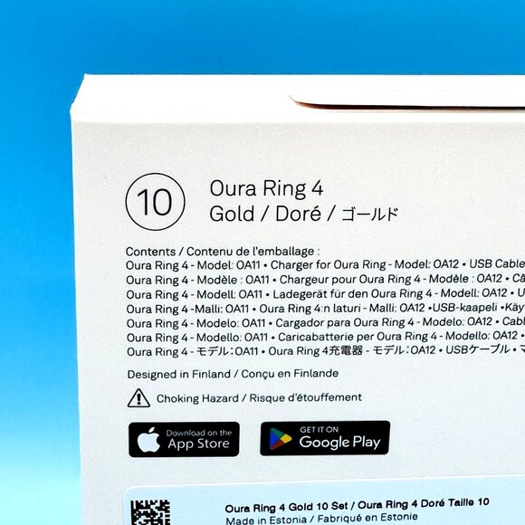 Oura Ring 4 - Smart Ring (Gen 4) - Gold - Size 10 - New and Sealed - Picture 6 of 10